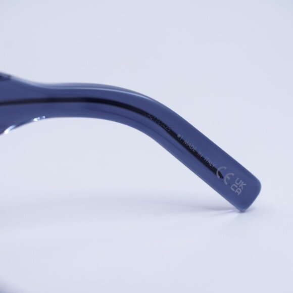 Dior CD DIAMOND S2 30G7 Sunglasses Dark Green Square Frame, Blue Lenses - Picture 7 of 10